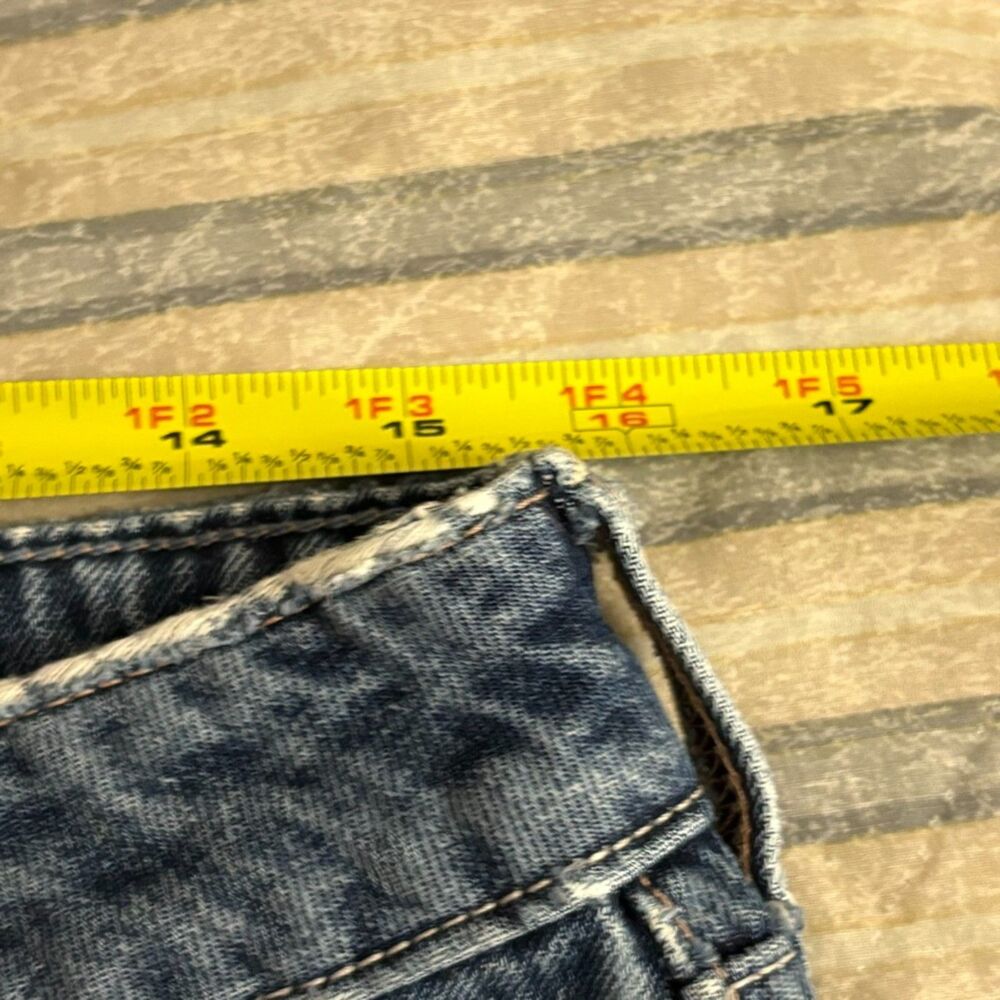 Hollister Ultra Low Rise Mini Short 6 Dark Wash - Picture 6 of 7